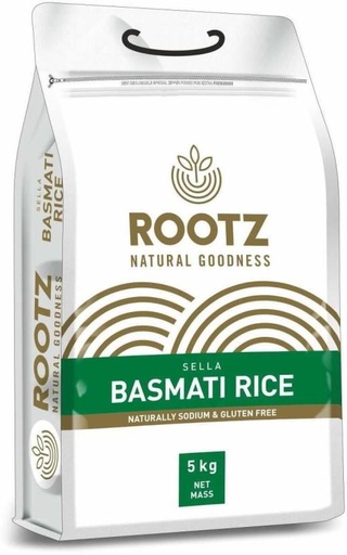 [RICH4H6J9YJRJYCQ] ROOTZ SELLA BASMATI RICE Arwa Raw Rice (Raw) (5 kg)
