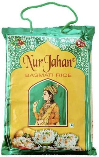 [RICH4H6J8HUZGJH2] Nur Jahan Basmati rice Arwa Raw Rice (Raw) (5 kg)