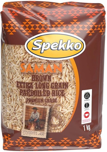 [RICH26RXYAMDSUNS] Spekko Premium  Brown Long Grain Rice (Parboiled) (1 kg)