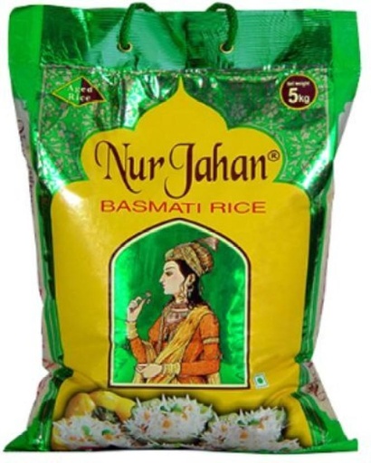 [RICH57QSQFFJHQMG] NURJAHAN WHITE BASMATI RICE - 5KG PACK Rice (Raw) (5 kg)