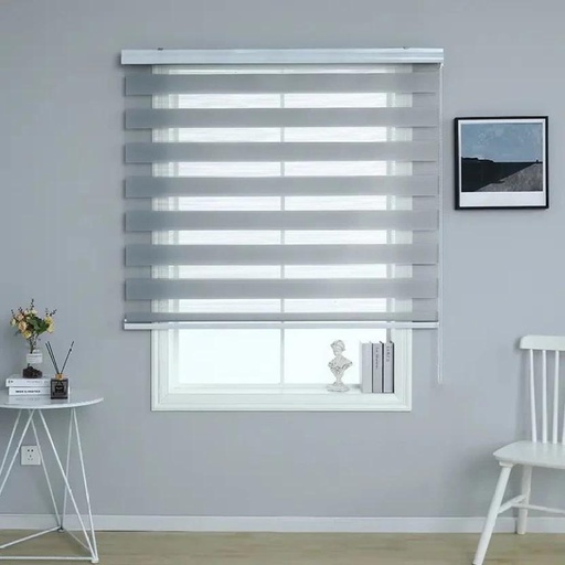 [BLSH5WVYCSNBV6ZG] SMTE Cord Drawn Roller Blind (Faux Wood, On Window)