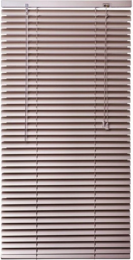 [BLSH5YTDBJS3PHJS] Finishing Touches Cord Drawn Venetian Blind (Aluminium, On Window)