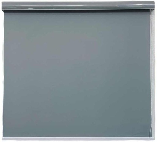 [BLSH5TGJ8F5ZFH23] SMTE Cord Drawn Roller Blind (Aluminium, On Window)