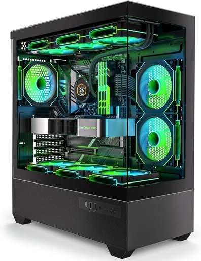 [CPUHGJAACQ5AXXYJ] Twolikealot Black Fantasy A7 Mirage Sea View Room Chassis Mini 0 (0 MB RAM/0 Graphics/Windows 10 (64-bit)) Gaming Tower